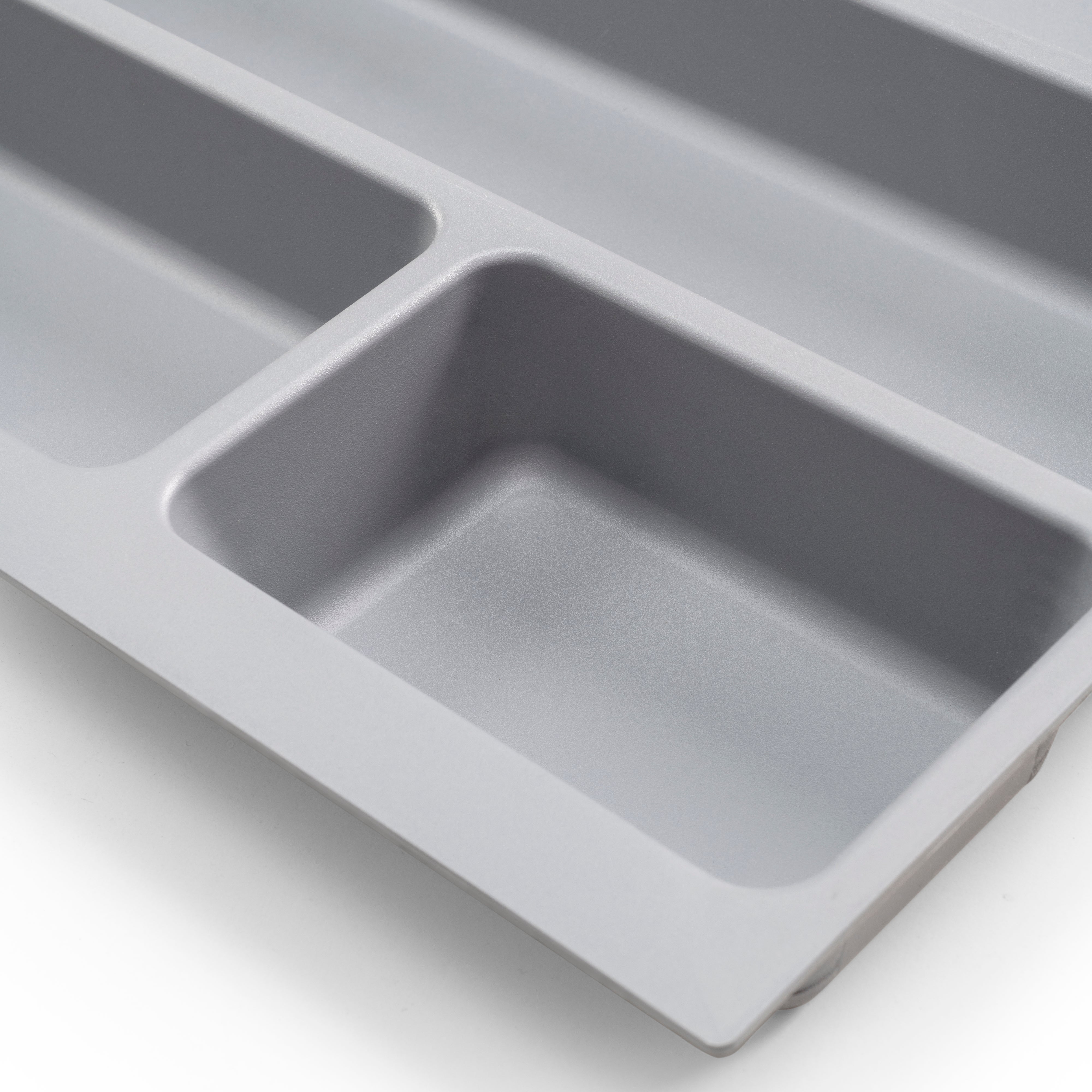 Emuca Range-couverts Optima pour tiroir universel, module 800mm, Plastique, Gris - 5