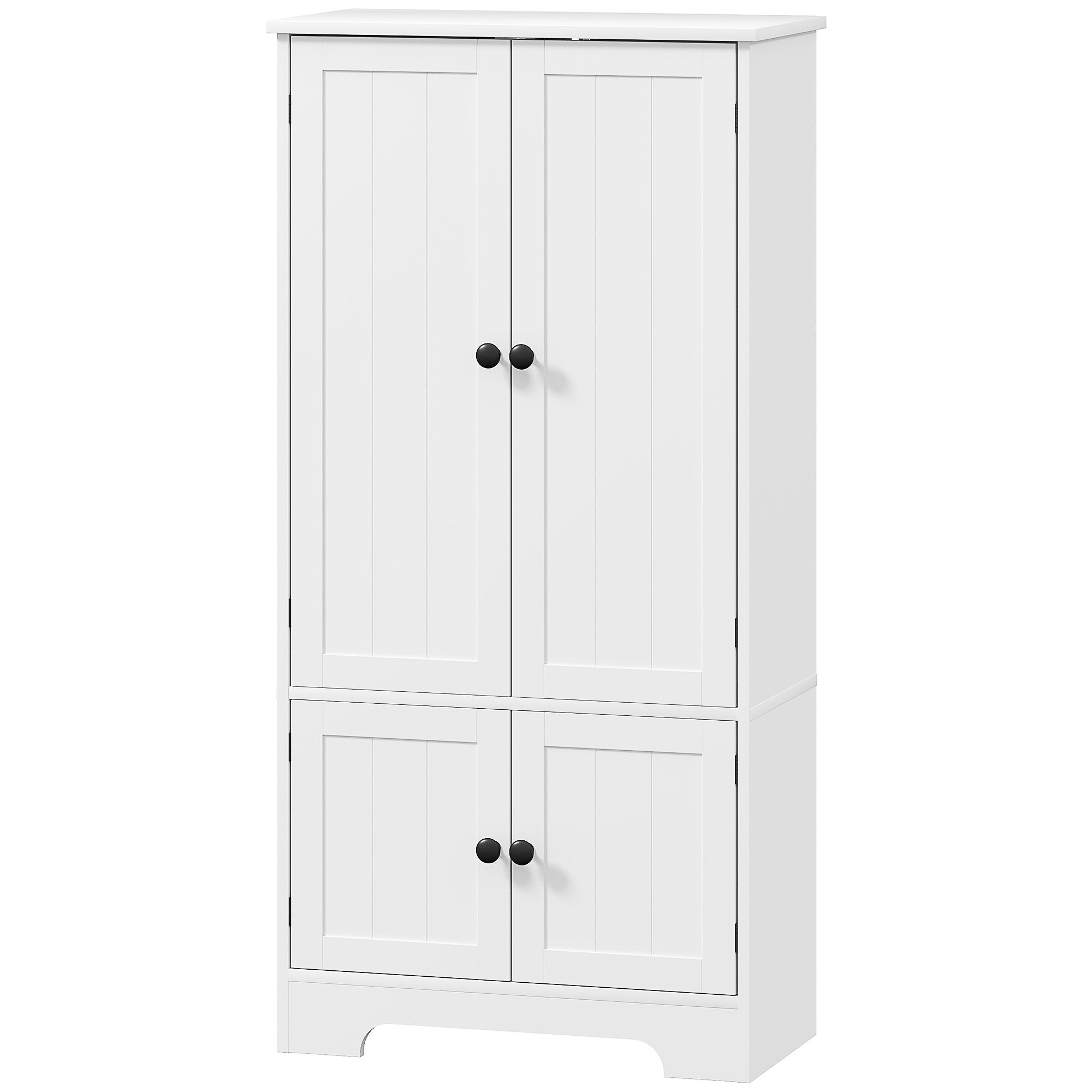 Credenza 2 Ante HOMCOM 120cm - Multiuso Con Ripiani Regolabili, Per Soggiorno O Cucina, Bianco - Foto 4