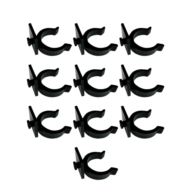 10 Ganci per Zoccolo da Cucina, 28 mm, Universale in ABS, Clips per Piedini della Zoccolatura, Montaggio Rapido a Scatto