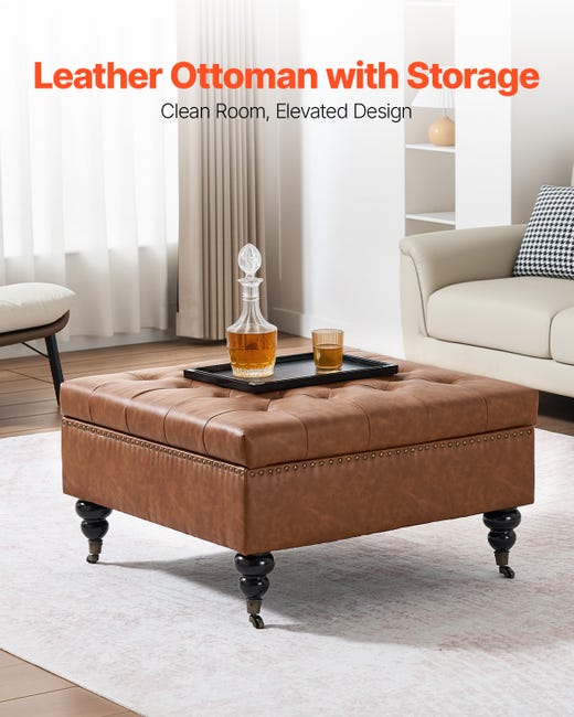 Pouf Contenitore Quadrato in Velluto Marrone Scuro - Sgabello Pouf Imbottito Moderno con Vano Interno per Salotto, Camera | Leroy Merlin Pouf Contenitore Quadrato in Velluto Marrone Scuro - Sgabello Pouf Imbottito Moderno con Vano Interno per Salotto, Camera | Leroy Merlin
