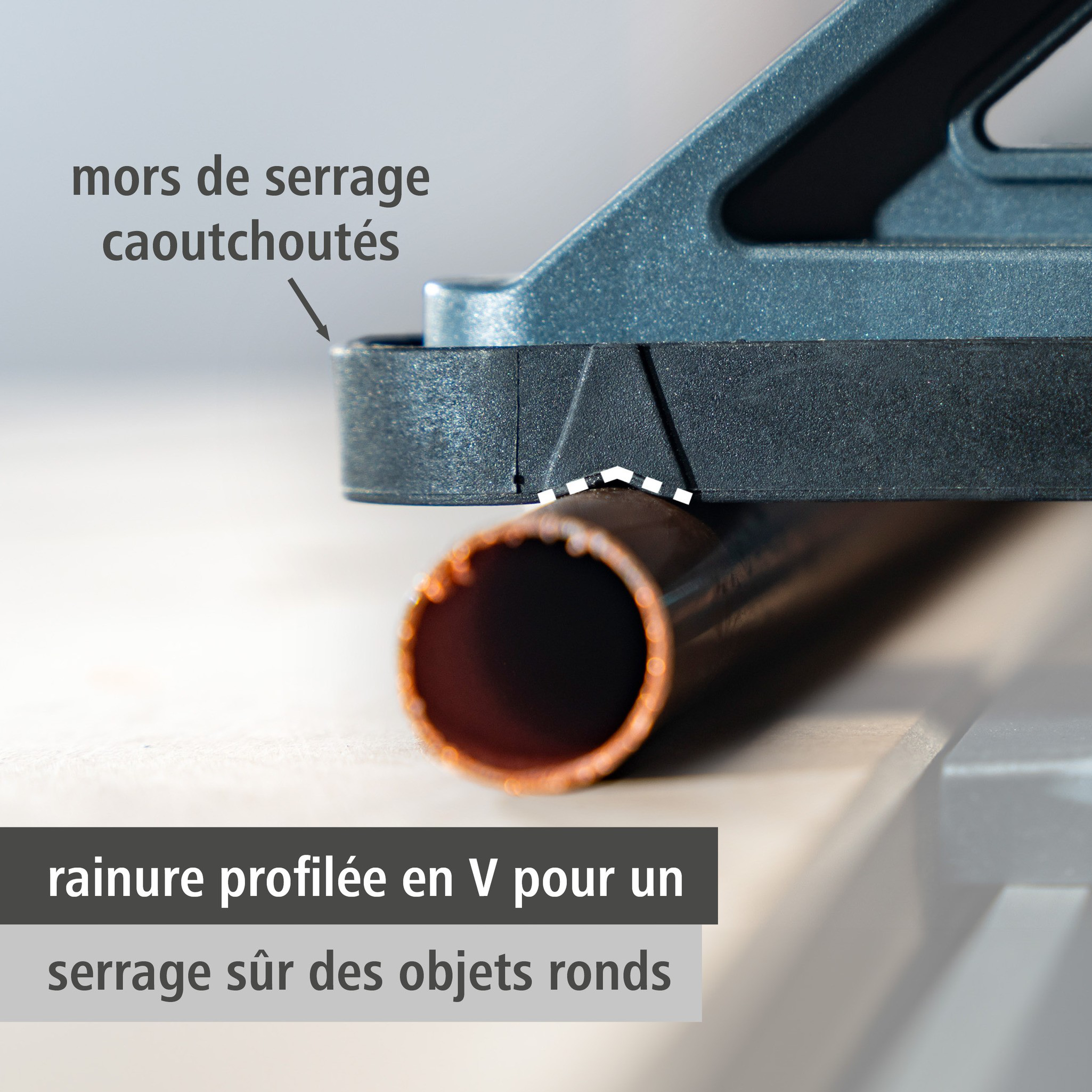 Kit de 2 Serre-Joints à une main XL PRO MAX - Ouverture jusqu'à 450 mm - Force de serrage max. 250 kg - wolfcraft 8662060 - 5