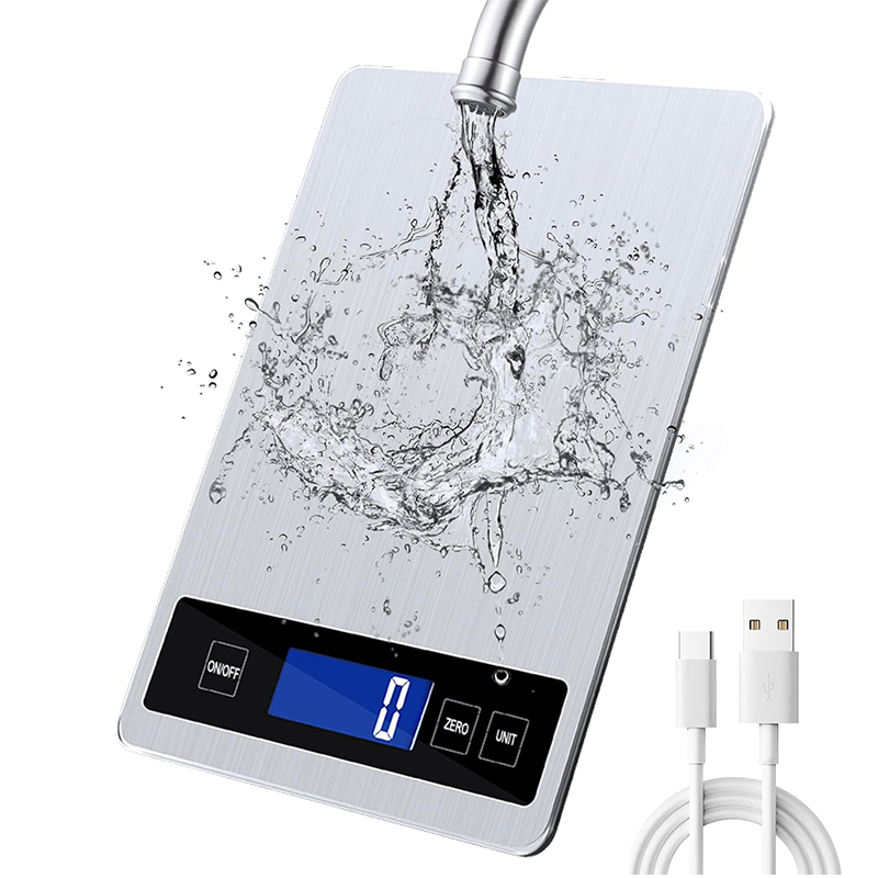 Balance Numérique Industrielle Bascula - Capacité 440 Lb (200 Kg), Acier Inox, Multi-unités