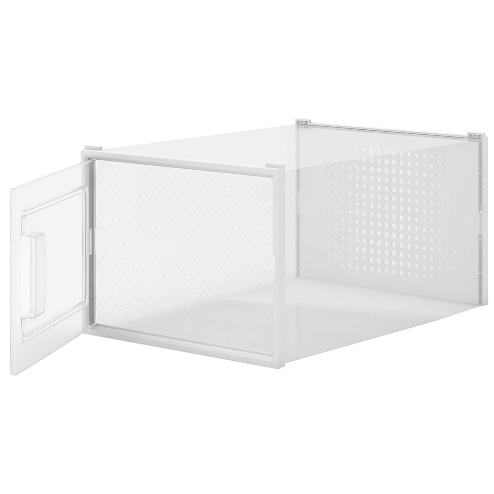 Scatole Per Scarpe Trasparenti Impilabili 12 Pezzi - In PP E Acrilico, Porta Magnetica, 34.5x27x19 Cm, Organizzazione