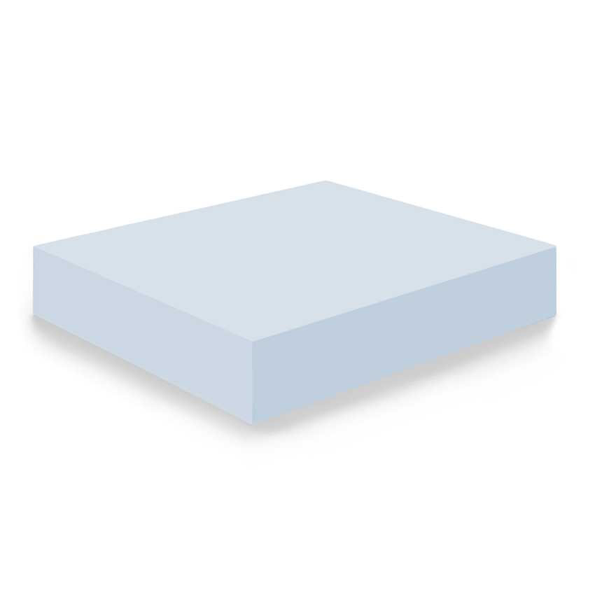 Plancha de espuma poliuretano multiusos - medida: 50 x 50 x 11 cm de grosor - dureza media - densidad 25 kg/m3