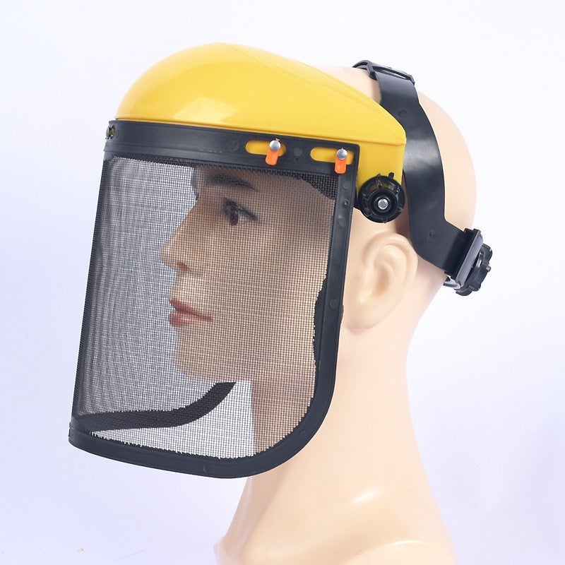 Visière De Protection Plastique Relevable & Casque Anti Bruit Intégré - Modèle Professionnel - Largeur Débroussailleuse & Bricolage - 5