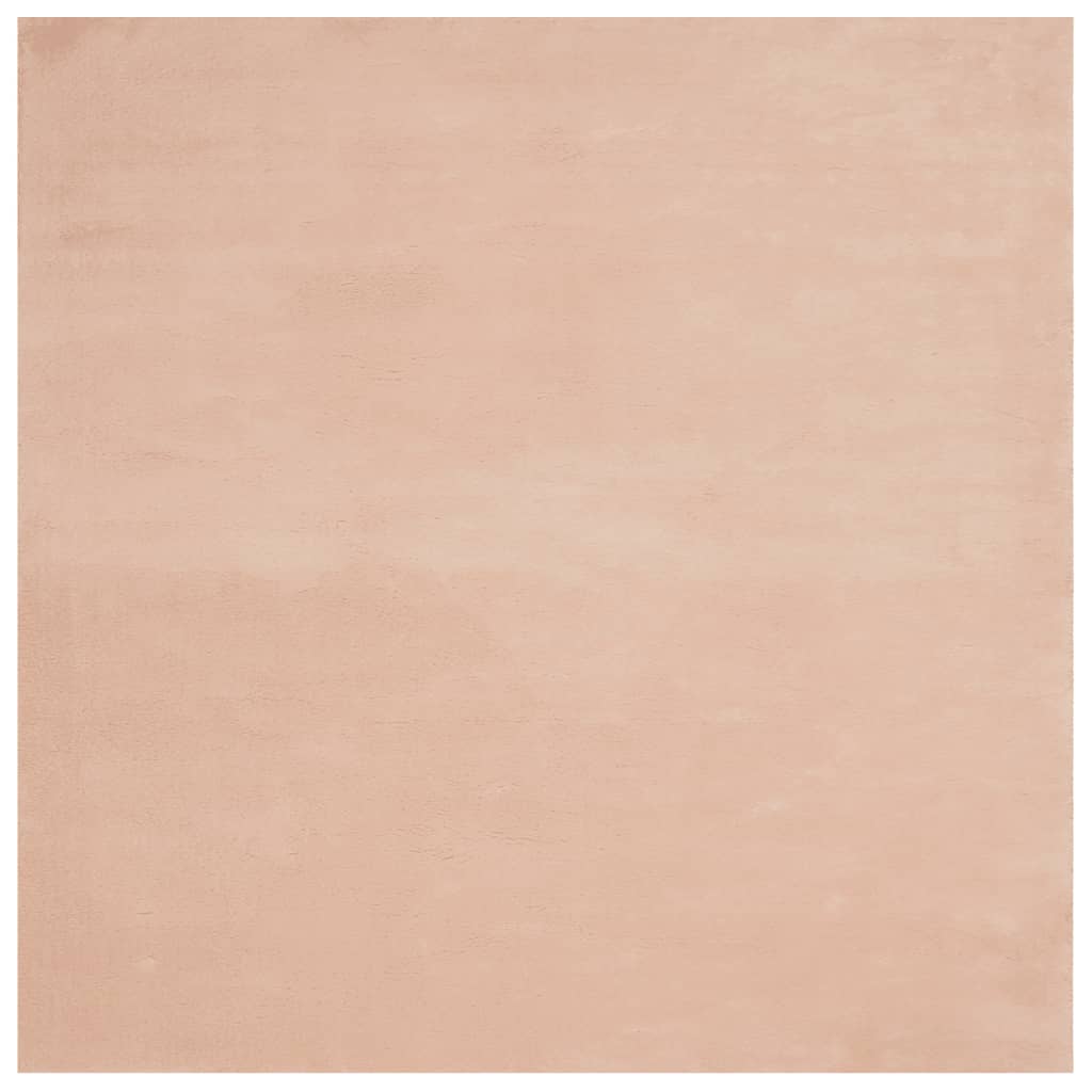 Alfombra de salón | alfombra de pelo corto suave lavable huarte rosado 200x200 cm cfw65840