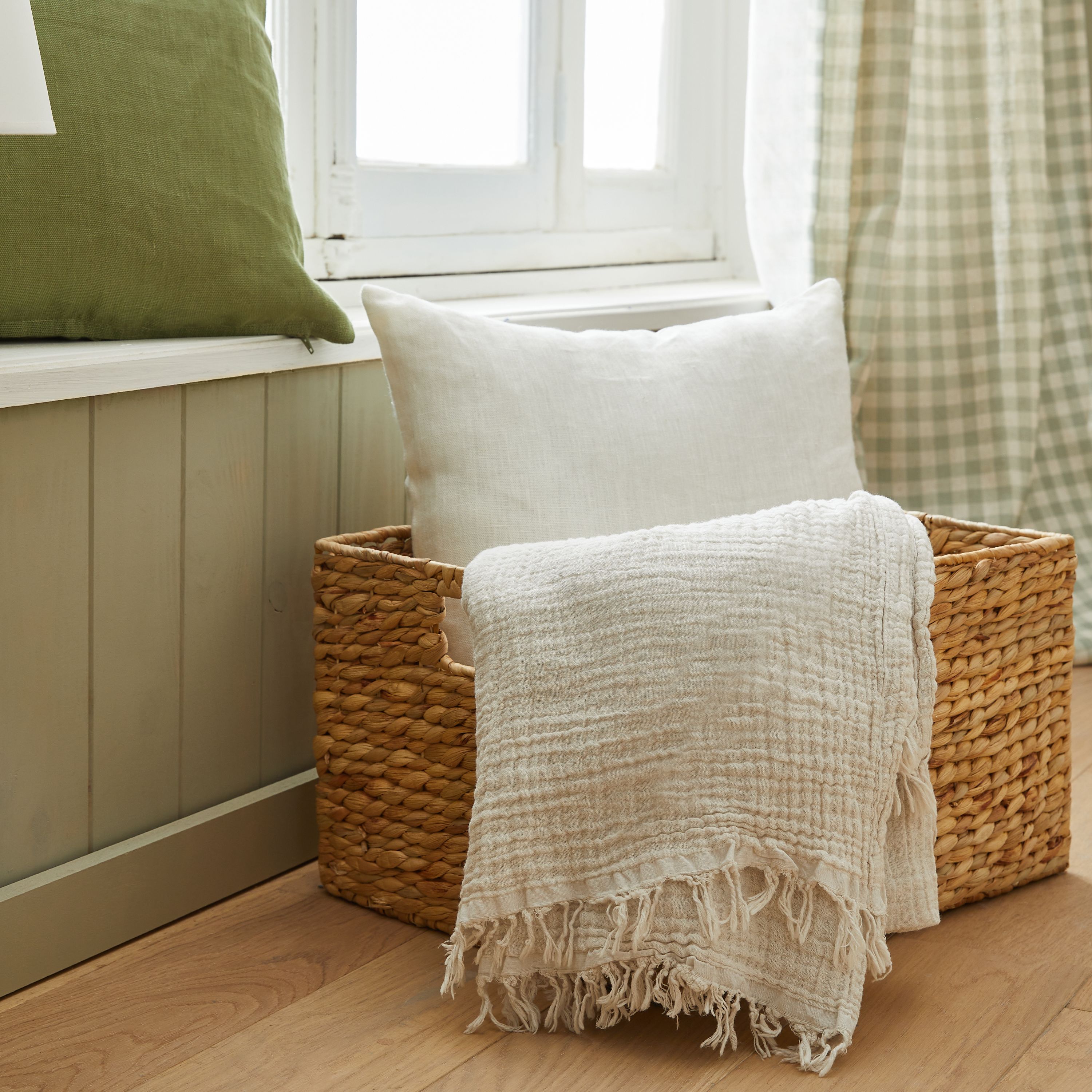 Plaid Ninon INSPIRE coton Beige Trench 130x170 cm - 4