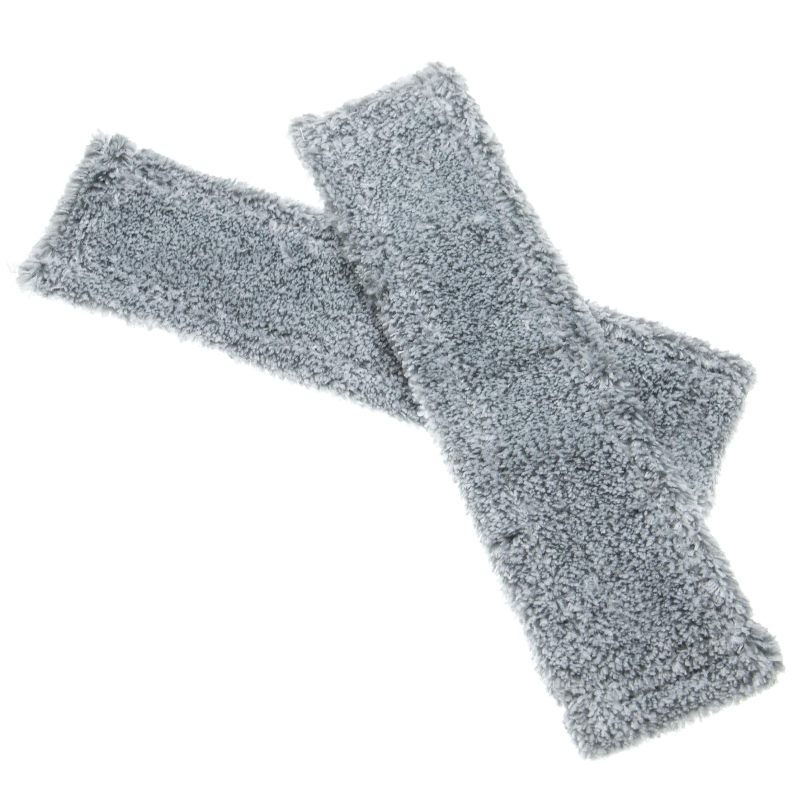 vhbw 2x Housses de rechange extérieur compatible avec Kärcher WV 6 + KV 4 Premium nettoyeur de fenêtres, raclette à fenêtres - 6