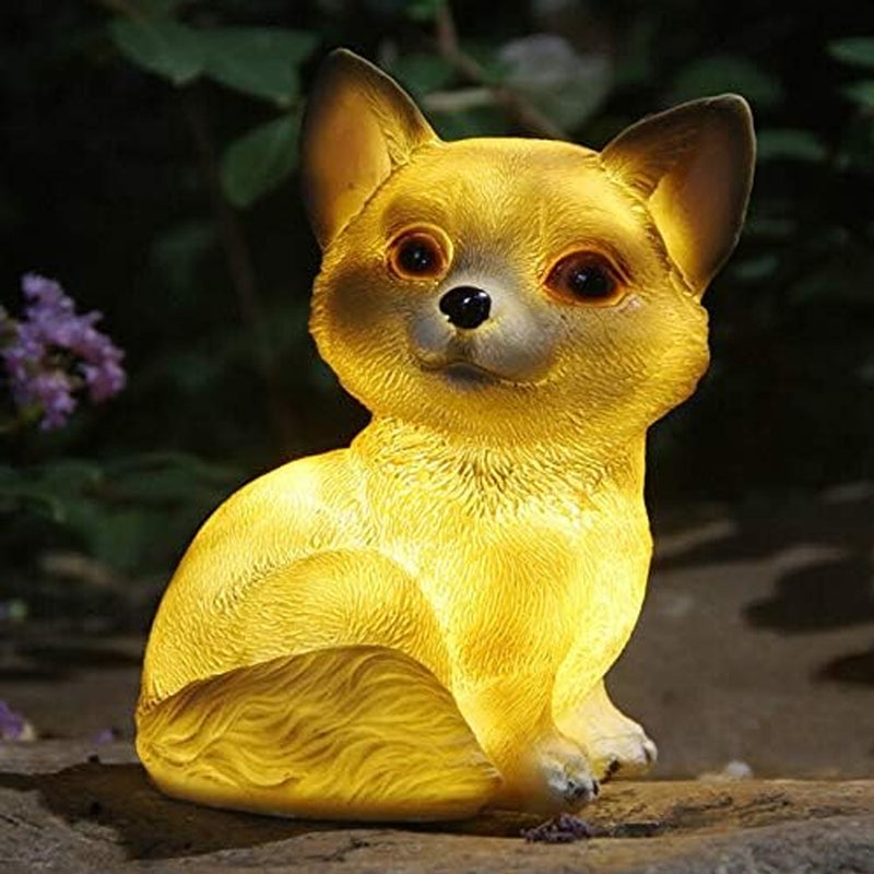 Solarna lampa ogrodowa LED do dekoracji, figurki zwierząt, lampki nocne do ogrodu, na ścieżkę, patio