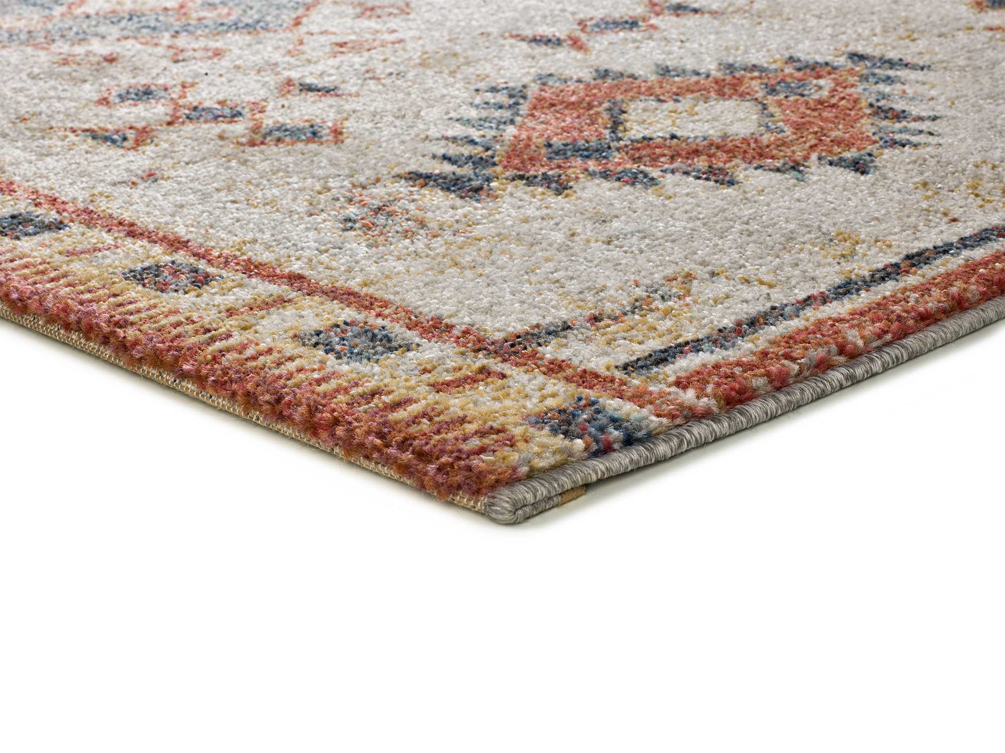 Tapis intérieur rouille rectangulaire l.80 x L.150 cm PARMA ethnique - ATTICGO - 3