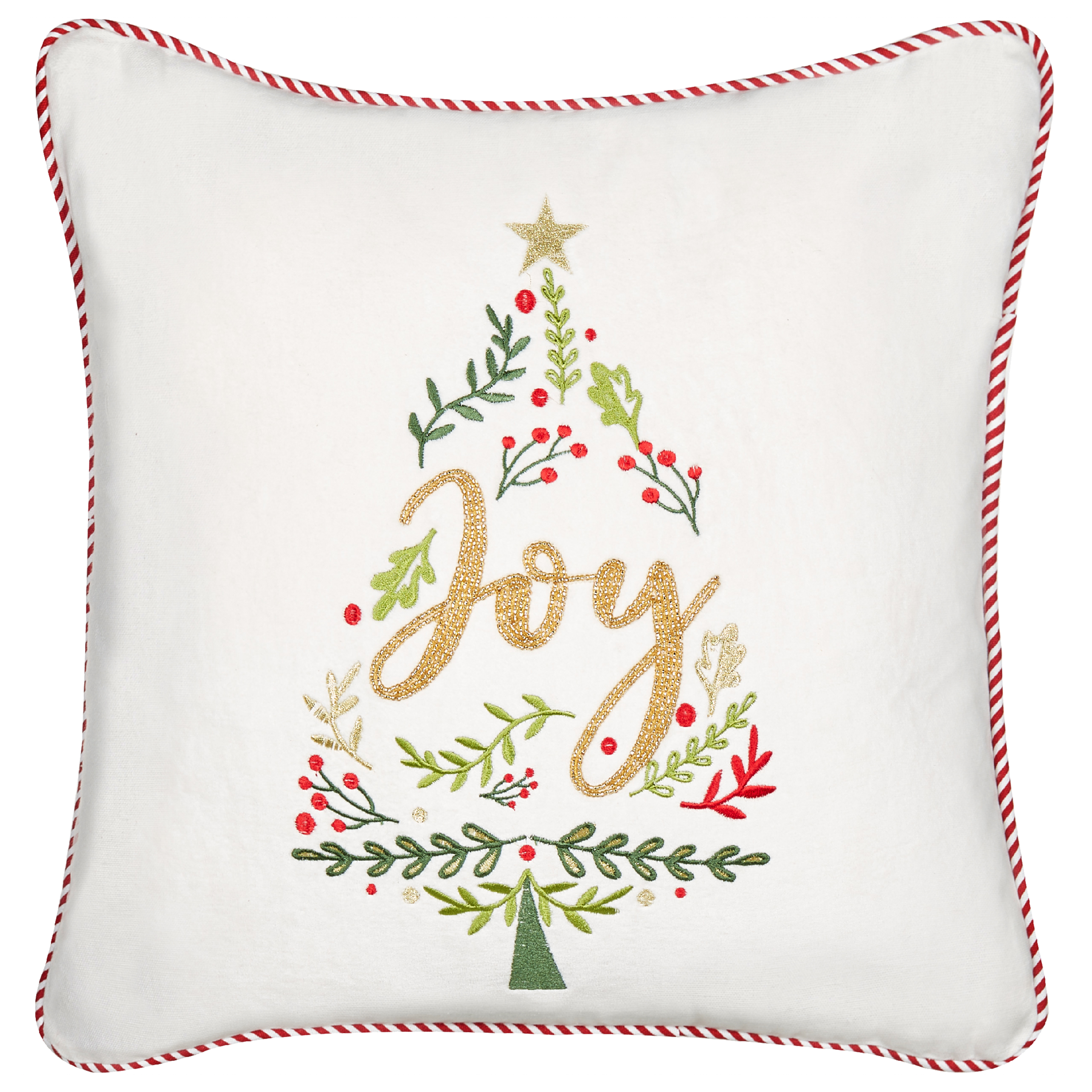 4 Housses Coussin Noel 45x45c Deco Canapé Taie d'oreiller en Lin et