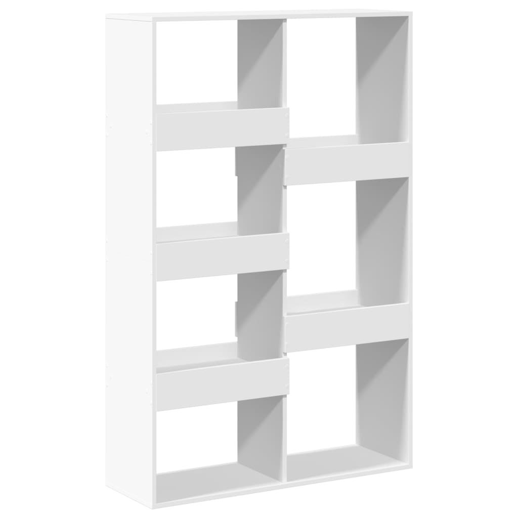 Biombo separador de ambientes - madera ingeniería blanco 100x33x155,5 cm