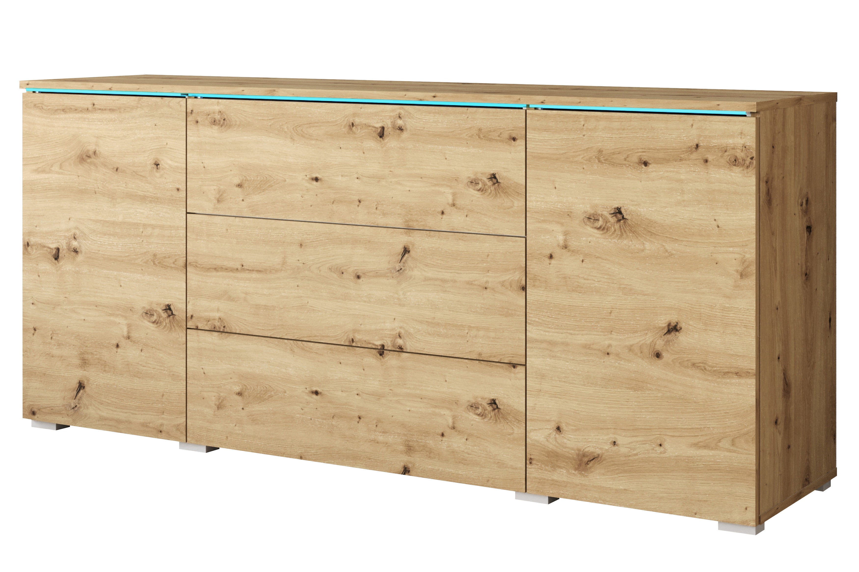 Komoda VEVE 150 cm w kolorze dąb artisan