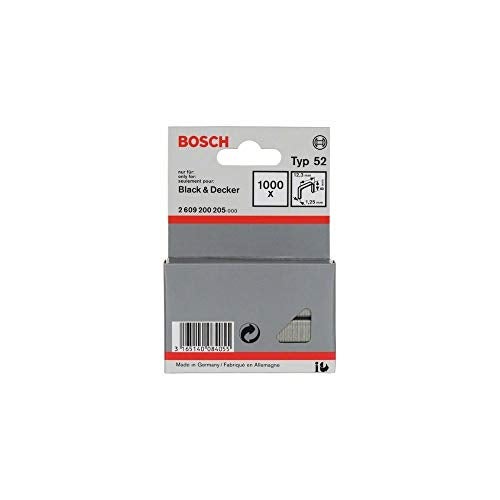 Bosch płaskie zszywki typ 52, 12,3 x 1,25 x 8 mm -2609200205 - 3