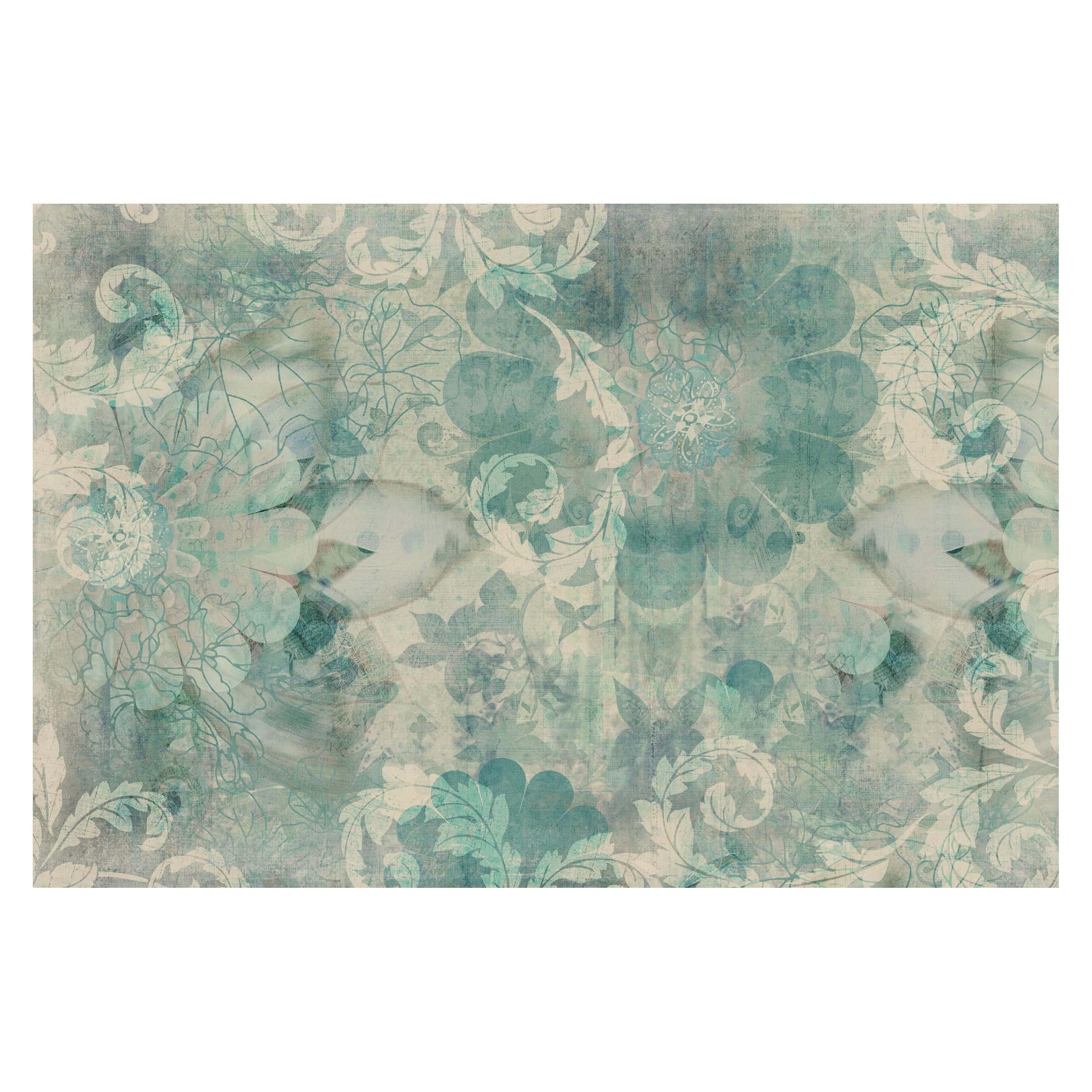Papel pintado estampado estampado shabby chic vintage flores 38 - salón dormitorio cocina pasillo - tnt 336 x 225 cm smart