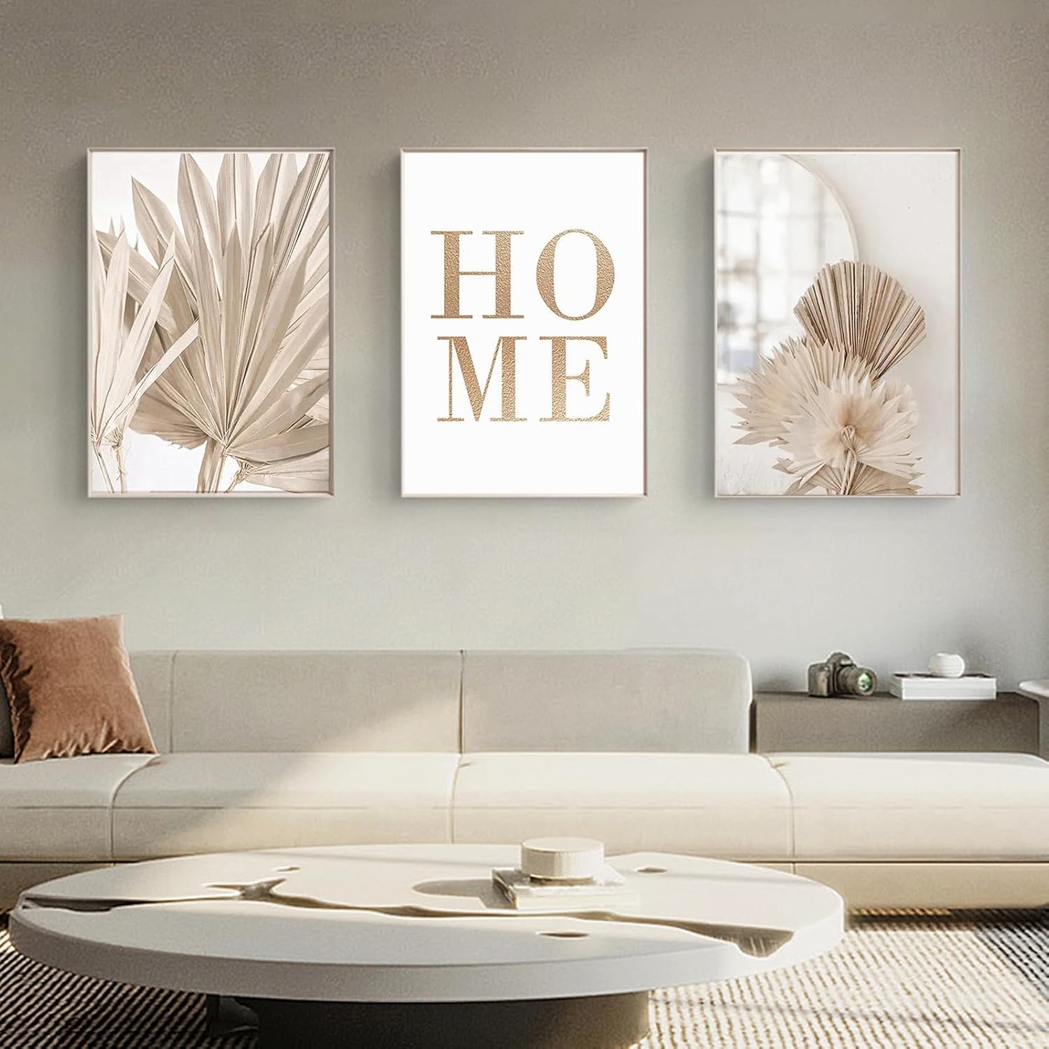 Lot de 3 impressions sur toile - Style bohème moderne - Décoration pour salon et chambre à coucher - Sans cadre 3 x 50 x 70 cm - 3