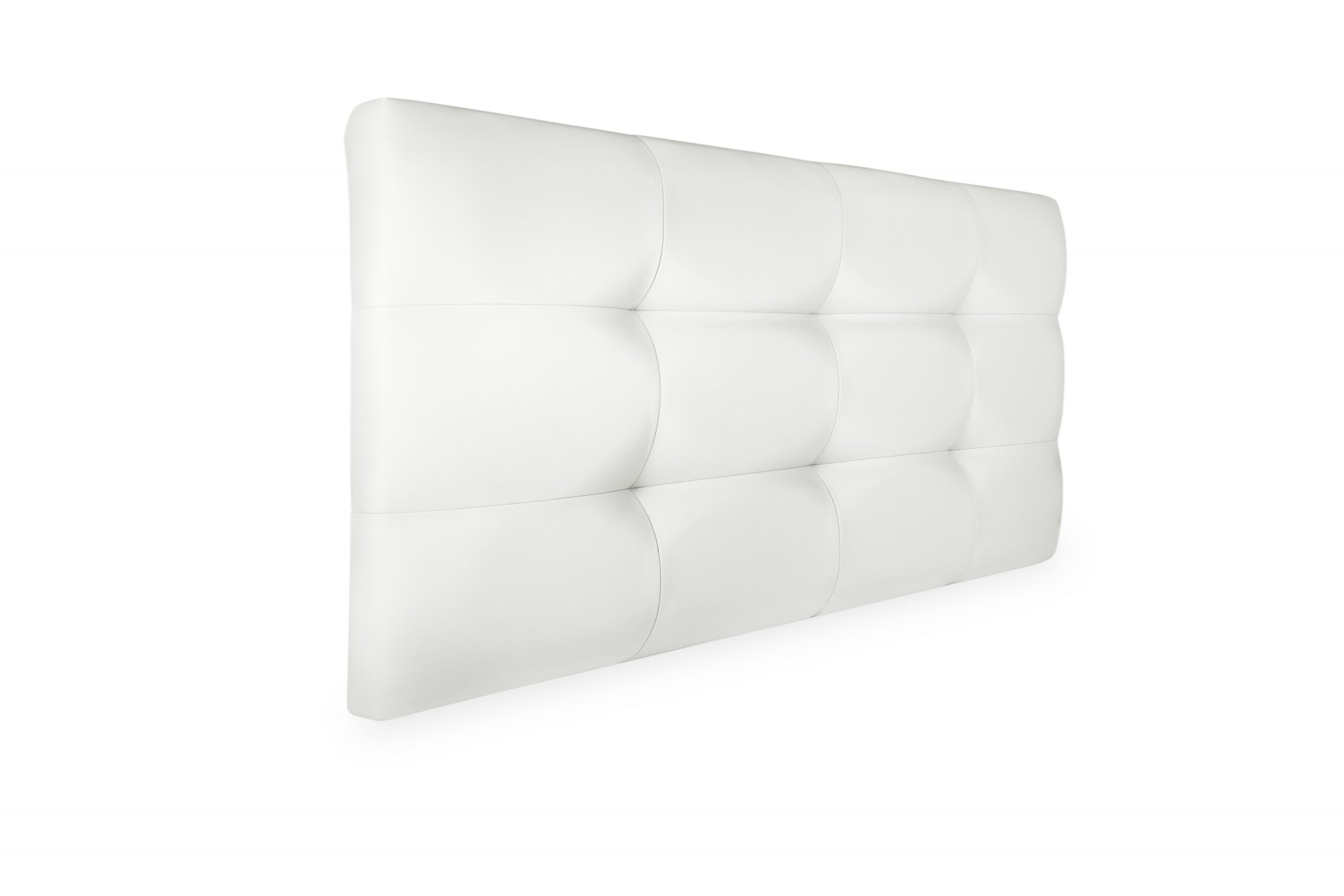 Cabecero de Cama TEXAS Cabezal Tapizado en Polipel 105x70 cm Blanco - 2