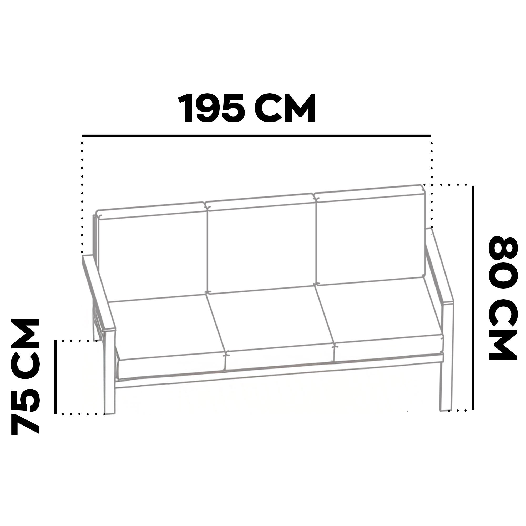 Salon bas de jardin en Aluminium Gris 5 personnes - 5