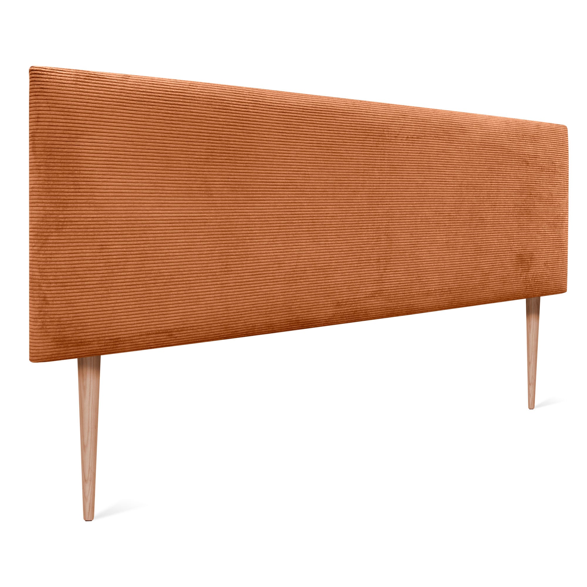 DHOME Tête de Lit Velours Côtelé Uni 160x105 avec Pieds de Lit 150/160 DHOME Tête de Lit Velours Côtelé Uni 160x105 avec Pieds de Lit 150/160