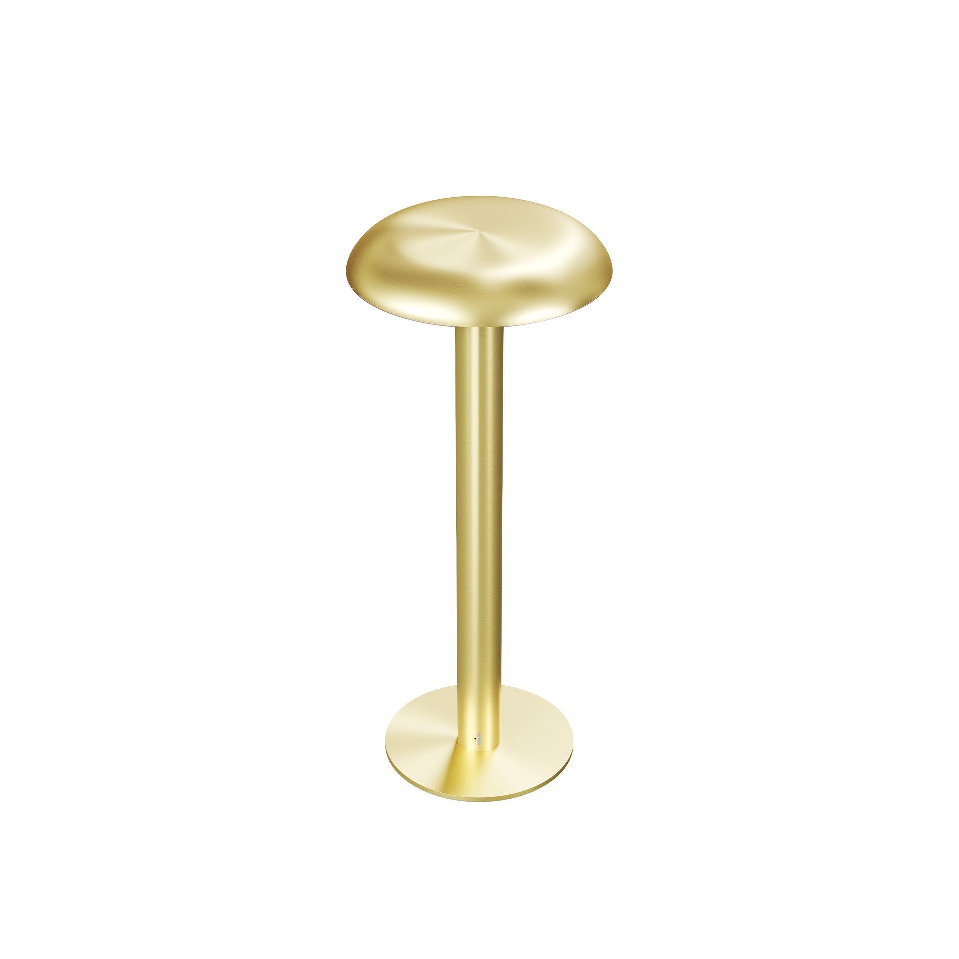 Lampă de masă portabilă pentru exterior, IP65 CCT, reglabilă, cu baterie, 35 cm, alb, negru, auriu și cupru - Auriu