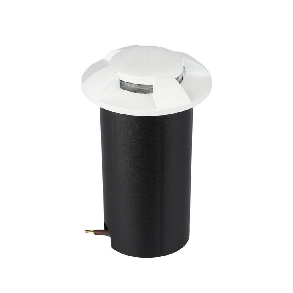 1W Inground Cylindrical LED Downlight with 4 Luminous Beams Couleur ...