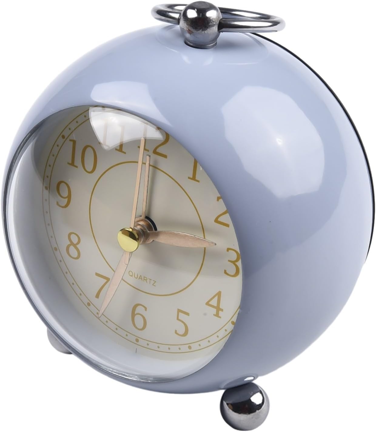 Mini Orologio Da Tavolo Vintage In Metallo, Dipinto A Mano, Silenzioso, 8,9 Cm, Per Soggiorno
