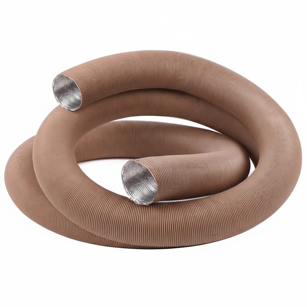 Tuyau De Chauffage Voiture 60mm X 3m - Conduite D'Air Chaud En Feuille D'Aluminium Pour Auto, Camion, Camping-Car, Bus & Bateau