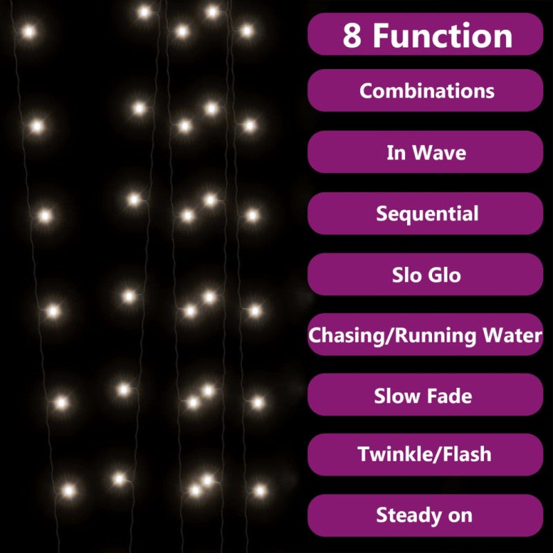 Lampes solaires 5 pcs 5x200 LED Blanc froid Intérieur Extérieur - 5