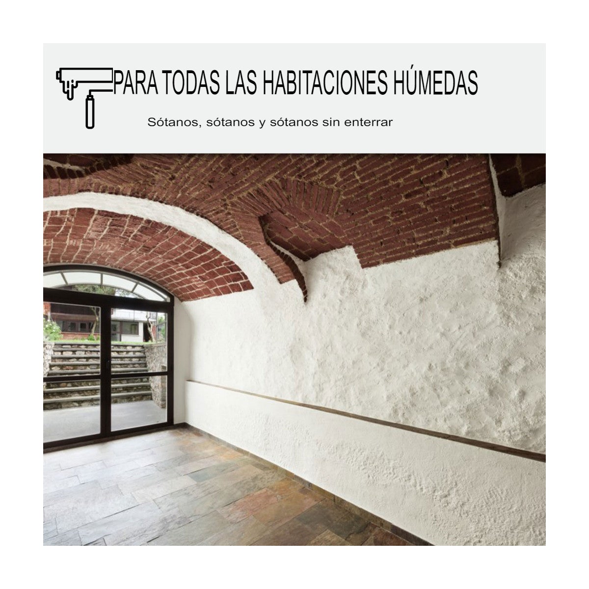 Pintura antimoho para muros interiores, Pintura antihumedad para muros húmedos : ARCASCREEN - 16 ANTI HUMED - 0,75 L (hasta 3 m²) - ARCANE INDUSTRIES - 3