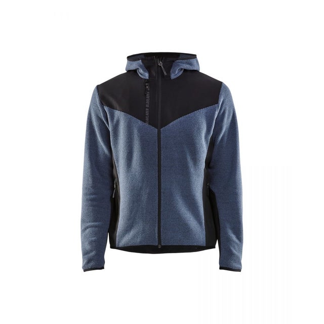 Veste tricotée avec softshell Bleu guède/Marine foncé - Blaklader - Taille XS