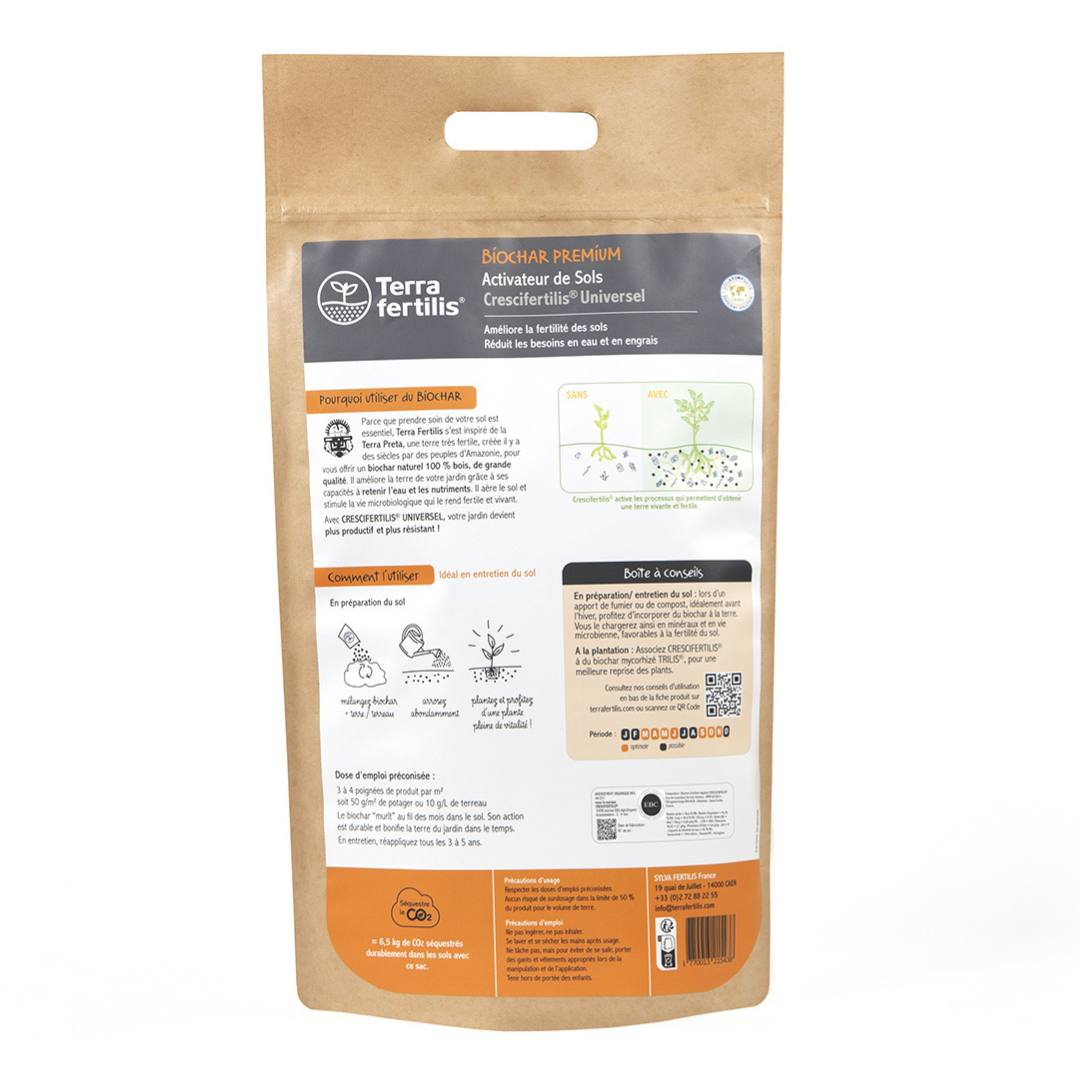 Fertilisant Universel À Base De Biochar - 2,5 kg - 2