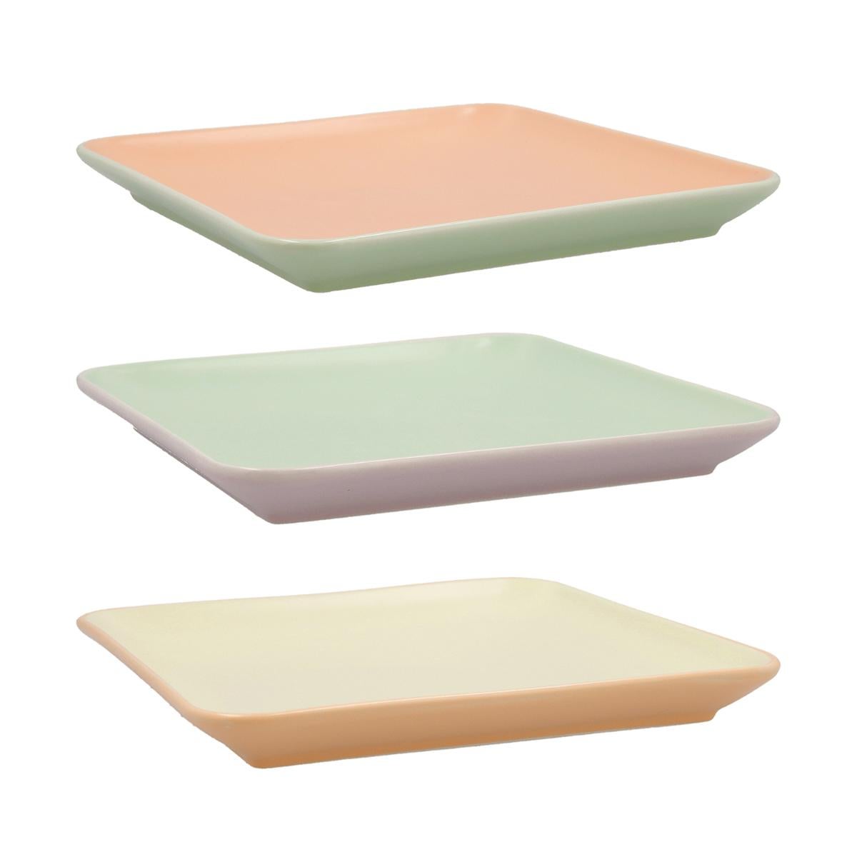 BANDEJA CUADRADA SURTIDA PORCELANA | Leroy Merlin