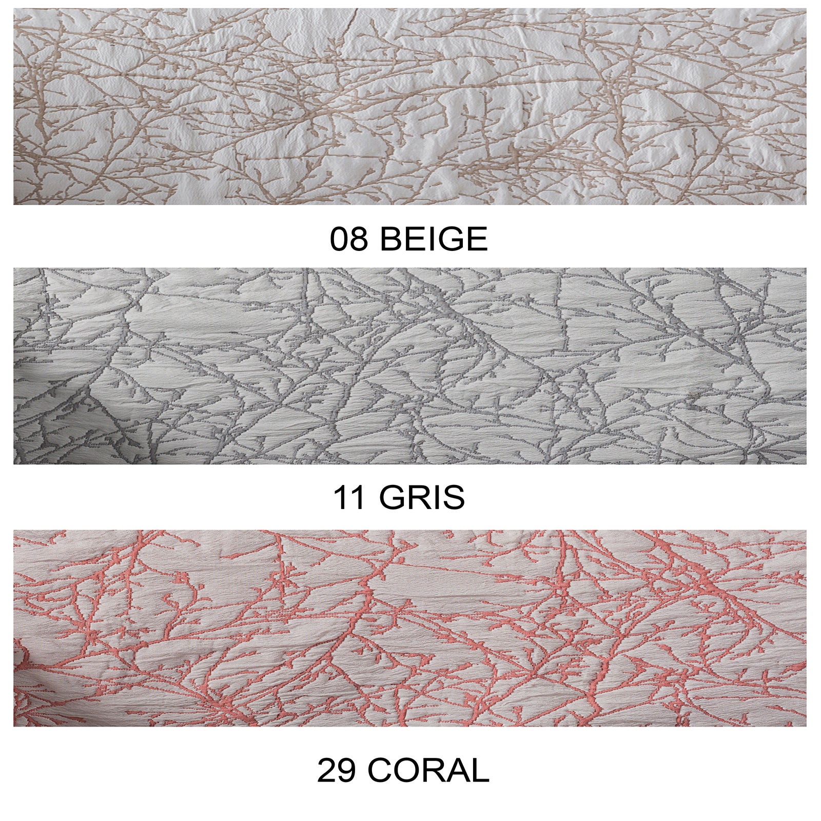 ESTORALIS - Protectores Cama | Colcha Verano de Diseño Moderno | Para Cama 180 cm. ( 270 x 270 cm. Ancho/Alto ) Tejido Jaquard TOPACIO Color- Gris - 3
