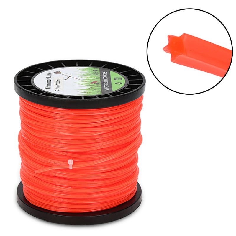 Żyłka do krawędziarki gwiazdkowa 2,7 mm nylon 100 m do trudnych warunków