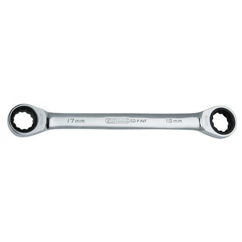 Llave Combinada KS Tools 518.0619 – 19 Mm, Perfil FlankTraction, Cromo Vanadio, ángulo De 15°
