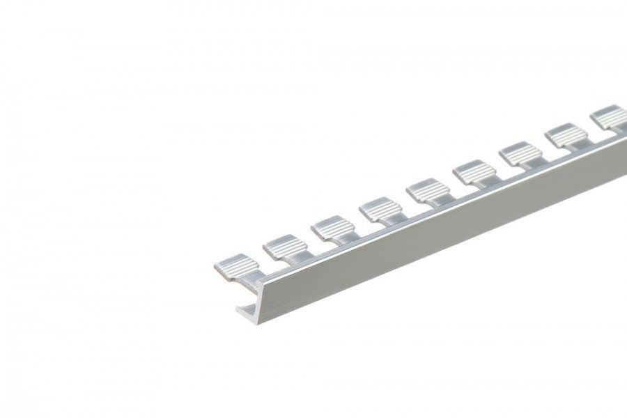 Profil do glazury narożny do łuków aluminiowy 8mm Cezar Naturalny 2,50m
