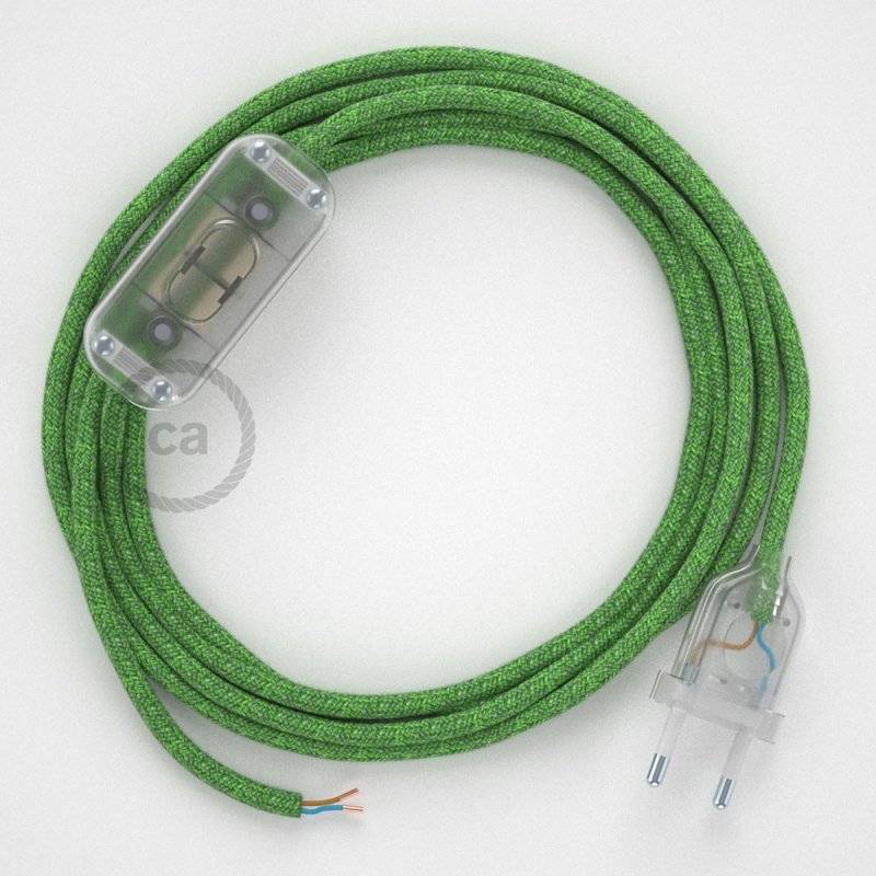 Creative Cables Textilkabel – Baumwolle, Rund, 5m, 2x0.75mm², Für Individuelle Lampen & DIY