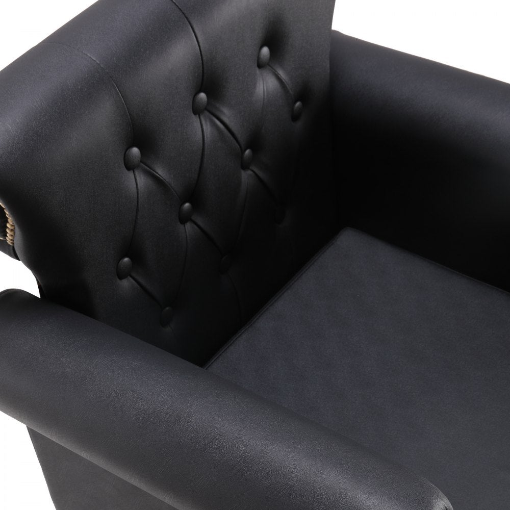 Sedia da Parrucchiere Professionale Girevole a 360° con Struttura in Ferro TEKMAQUINAS - 4