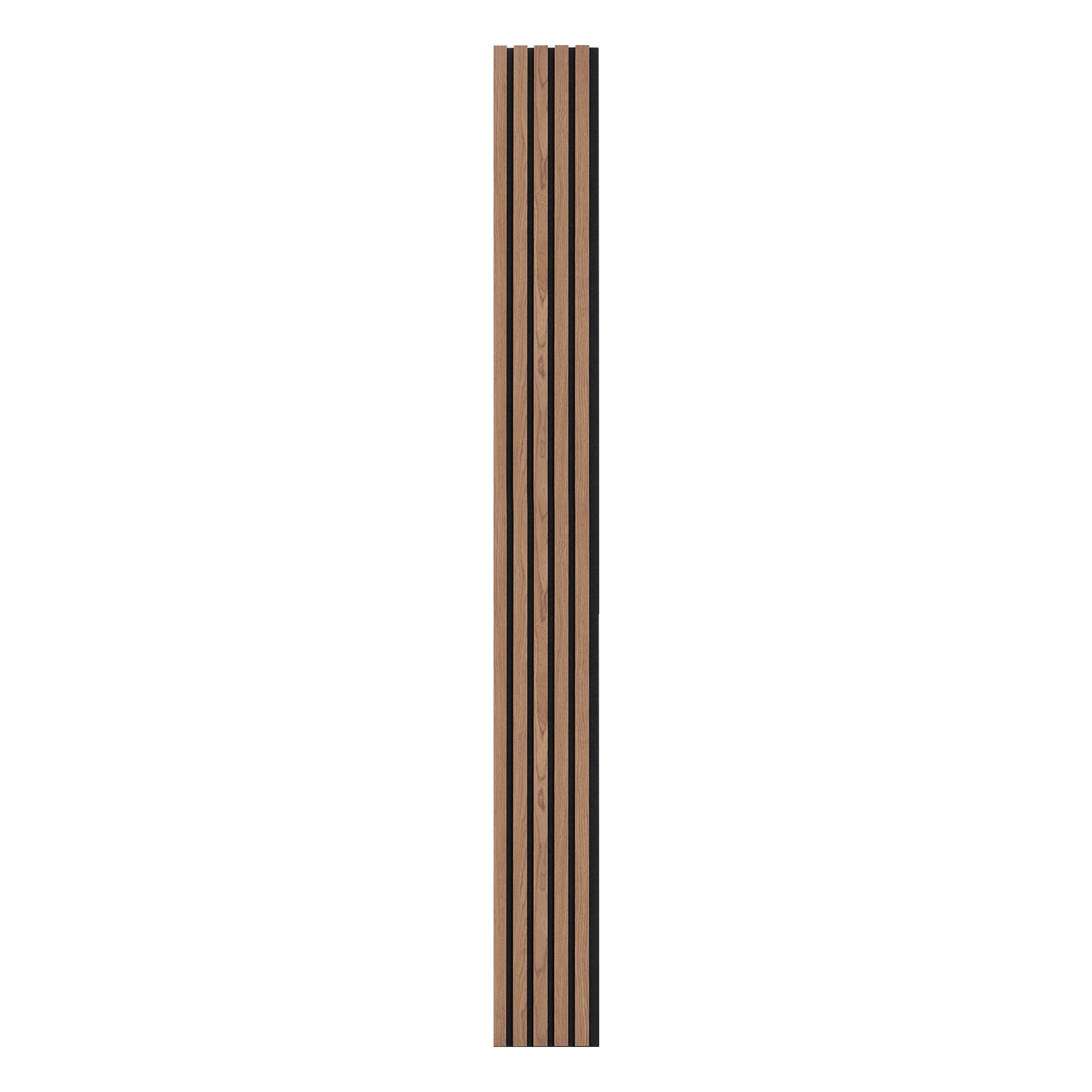 Panneaux Acoustiques en Bois,VEVOR 2400 x 200 mm,Lamelles MDF pour Mur Intérieur Moderne,Panneaux Faux Bois pour Décoration & Réduction du Bruit - 9