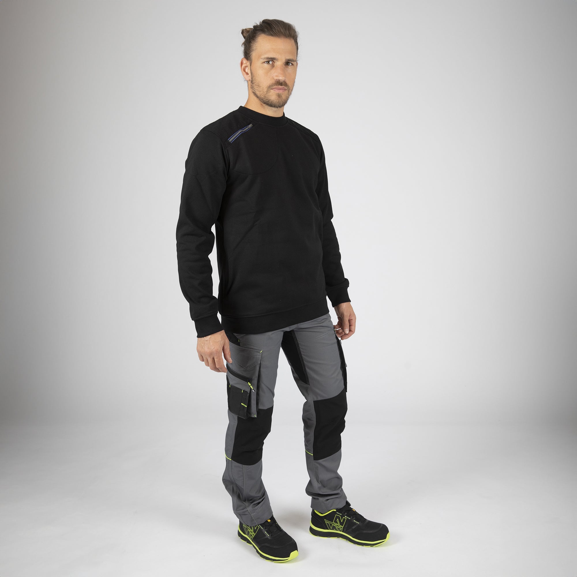 LEON - SWEAT DE TRAVAIL - 1220 Noir S - 4