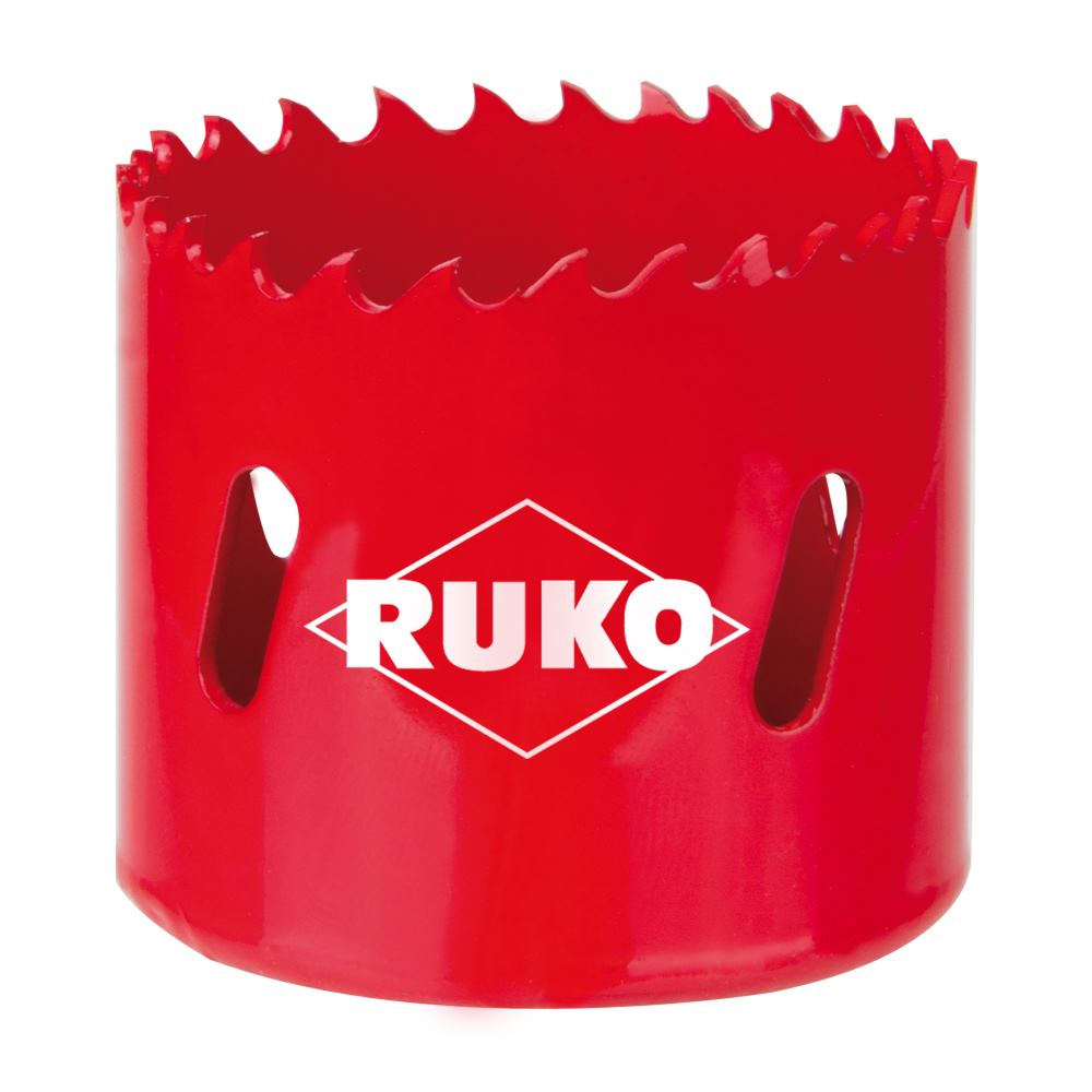 RUKO 106095 - Corona perforadora HSS bimetal, dentado variable (95 mm)