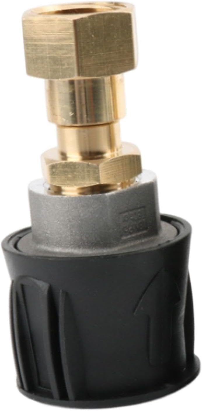 Złączki adaptera myjki wysokociśnieniowej M22 * 1.5mm Elektryczne myjki Akcesoria do mycia samochodów Trwałe konwertowanie 360 stopni
