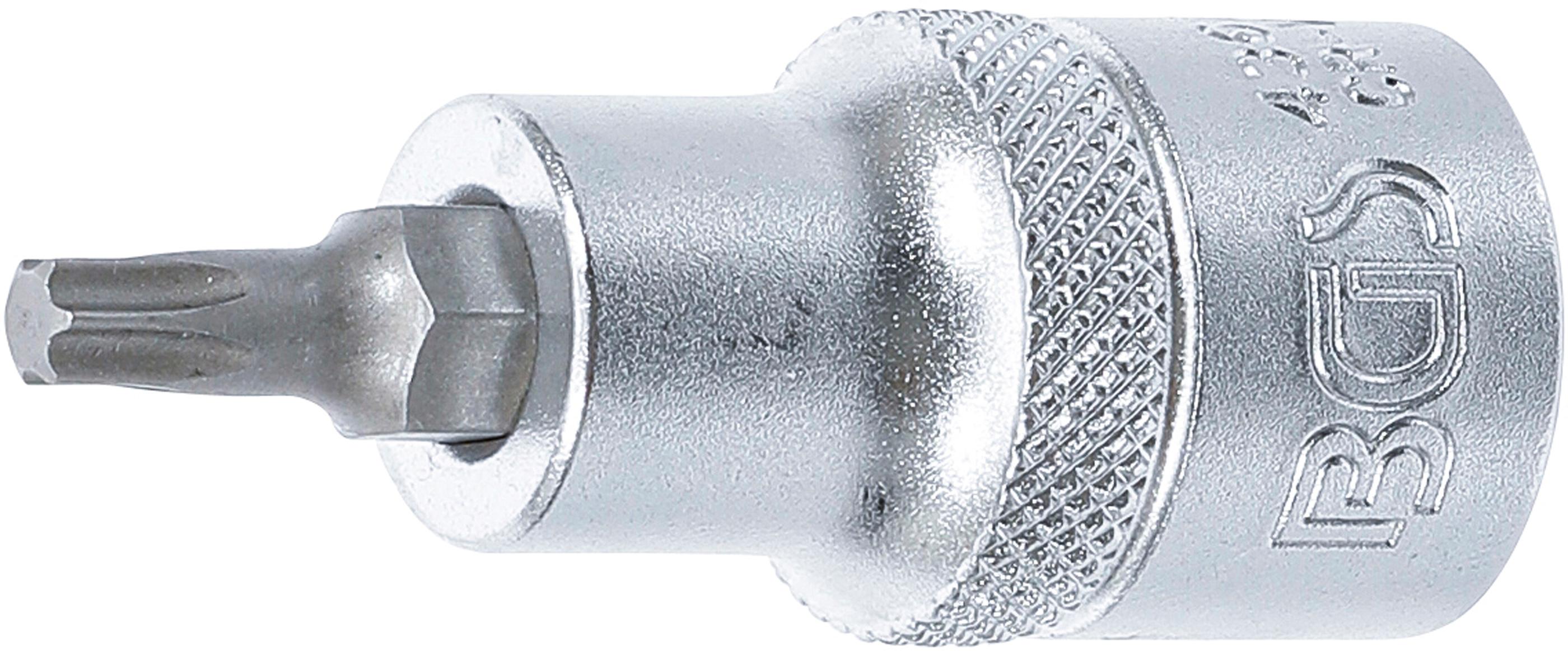 BGS Bit-Nasadka napęd wewnętrzny kwadrat 12,5 mm (1/2") profil T (do Torx) T27 - 4367