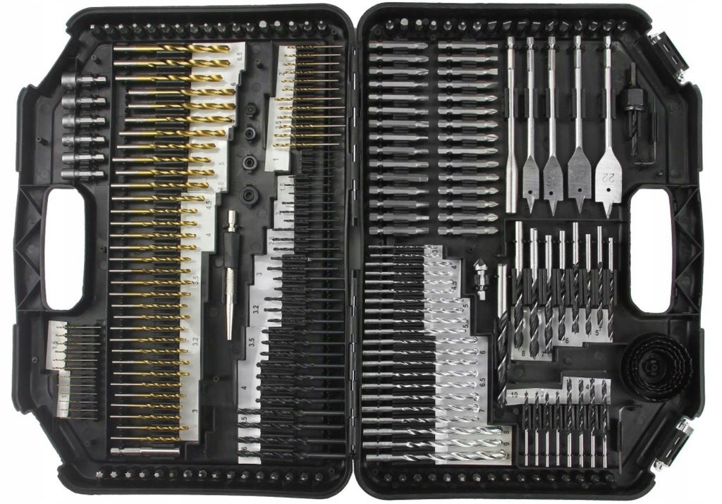DUŻY ZESTAW KOMPLET WIERTEŁ DŁUT BITÓW OTWORNIC NASADEK 246 ELEMENTÓW HIT - 3
