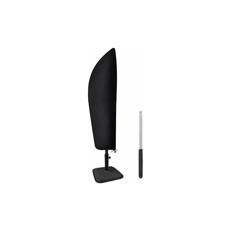 Pokrowiec na Parasol Ogrodowy Wodoodporny Pokrowiec na Parasol Ogrodowy Odporny na Promieniowanie UV Blaknięcie do Zewnętrznego Parasola Ogrodowego