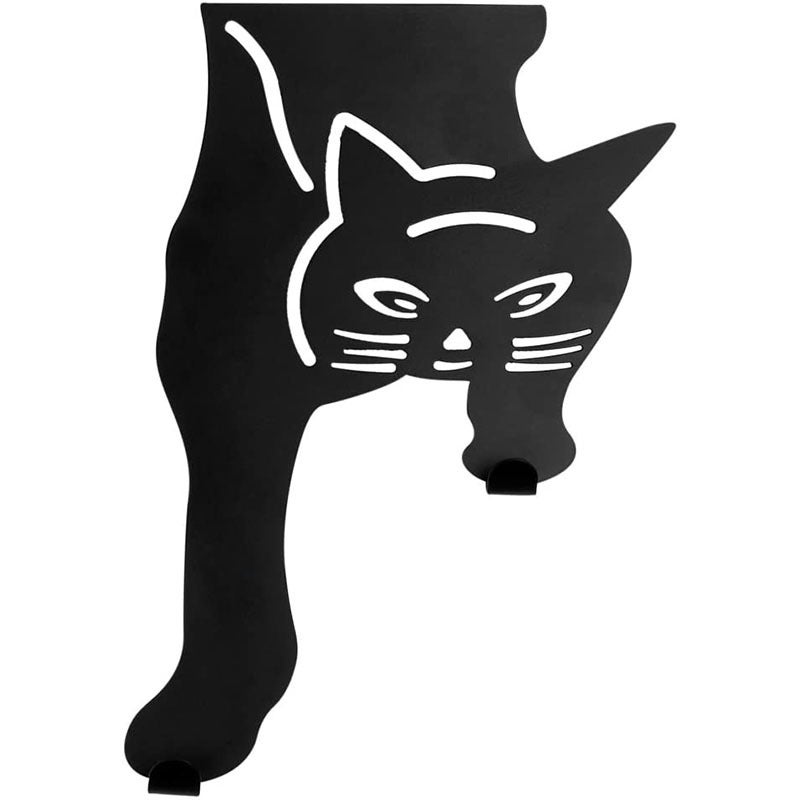 Wieszak na drzwi Black Tiger bez gwoździ – wzór ABS, montaż ścienny, 25 x 16,5 x 4,5 cm, wieszak na drzwi