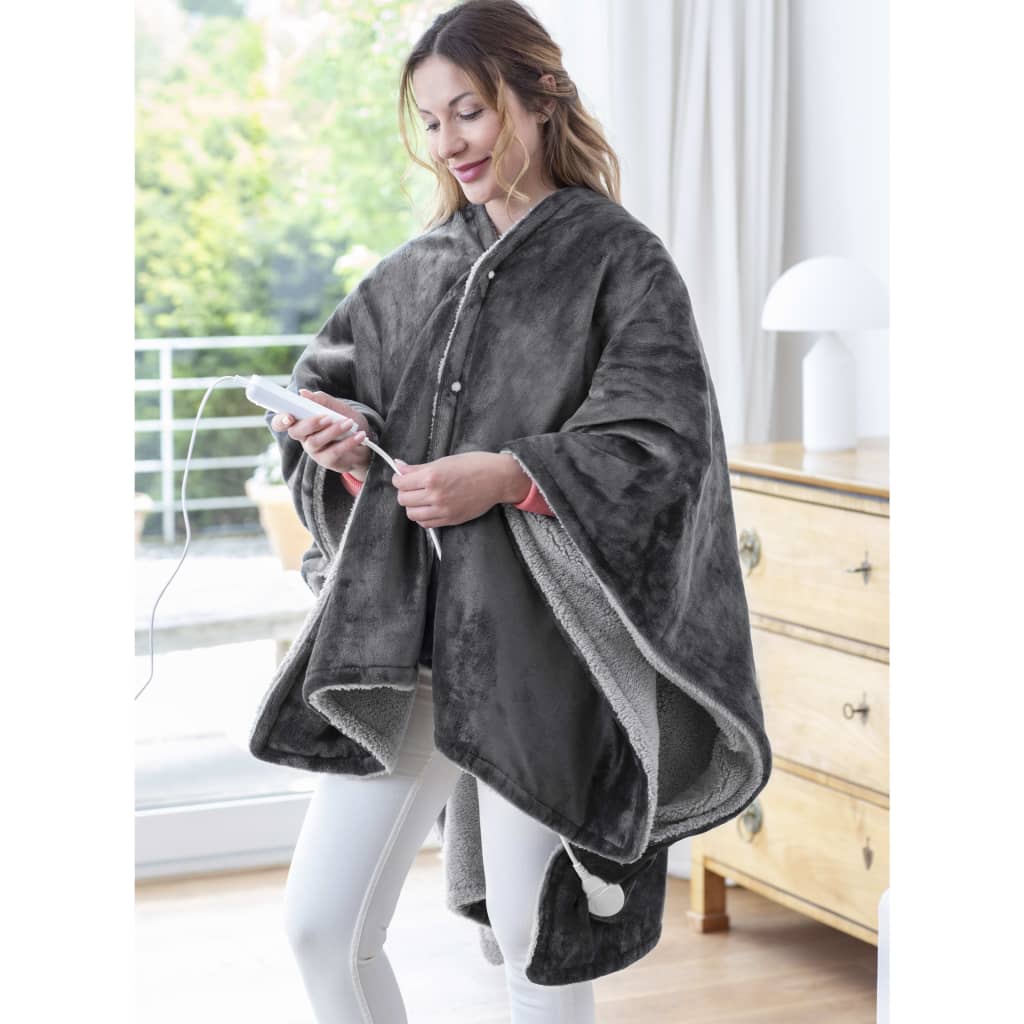 Couverture chauffante 3 en 1 HB 677 1,6x1,3 m Gris Medisana - 6