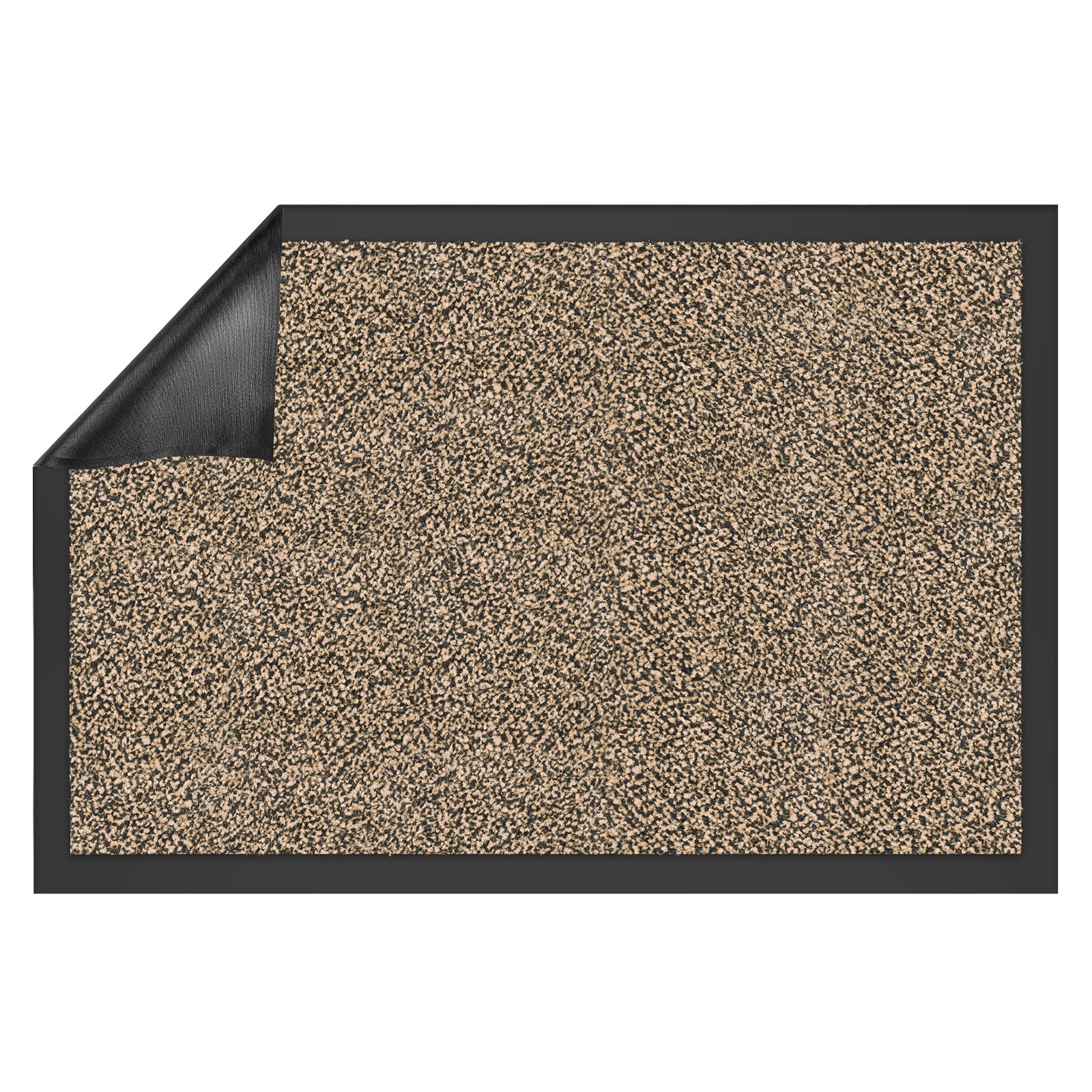 Tapis de Porte Paillasson d'entrée SKY Performa, Ocre-noir, 60 x 90 cm - 3