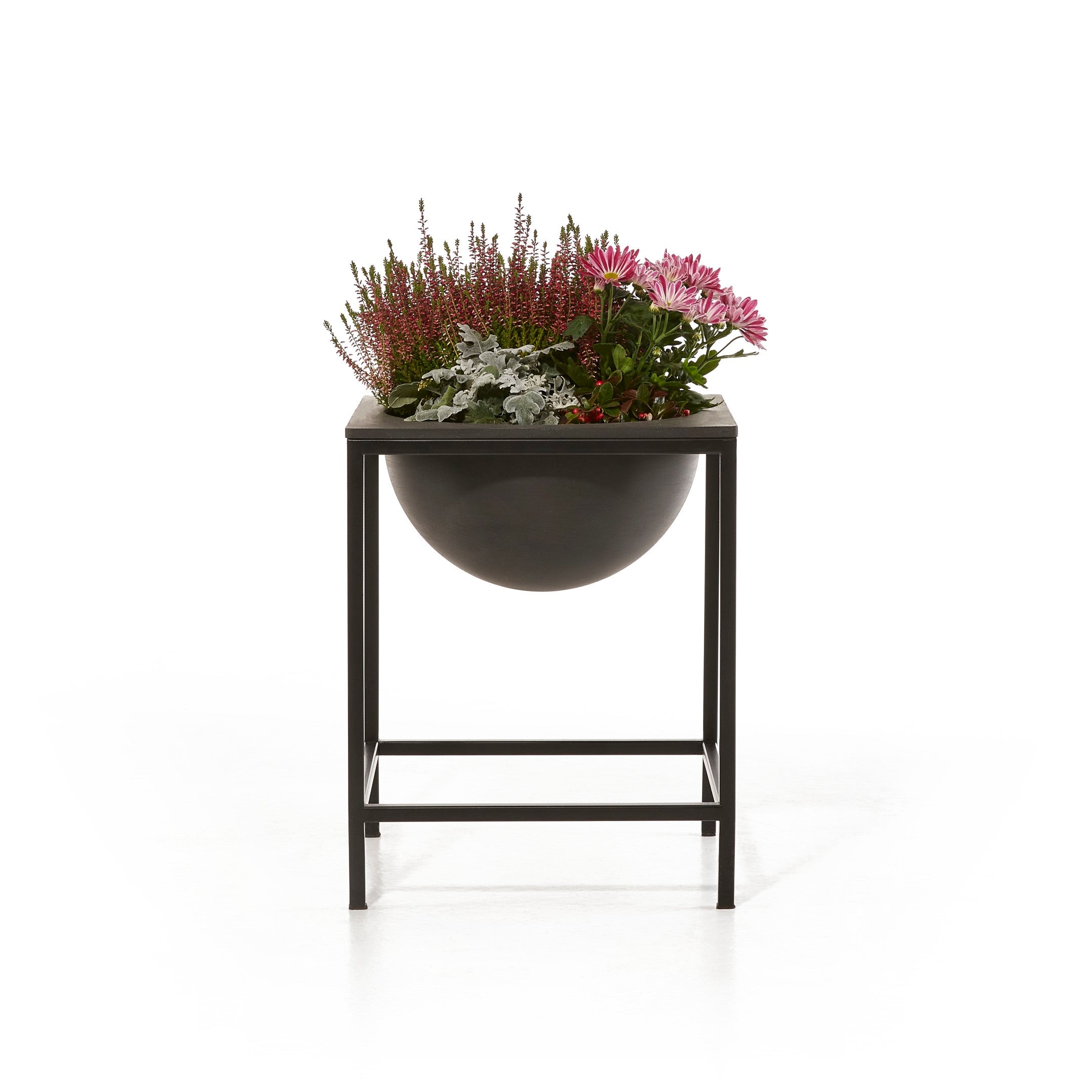 ECOPOTS Sofia - Vaso per piante ovale, 30 x 13 cm, in plastica riciclata, moderno, per interni ed esterni, piatto/basso