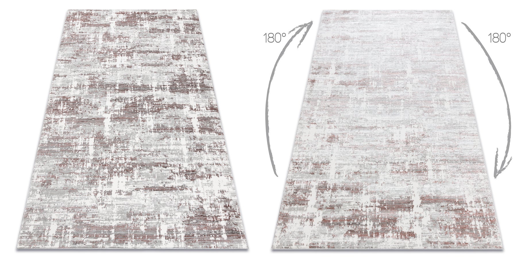 Tapis BLISS Z239AZ551 gris / rose - Abstraction, moderne, structurel 160x220 cm - 2